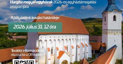 Újra pályázhatnak a Hargita megyei egyházak