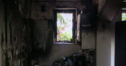 Tűz ütött ki Székelyudvarhelyen egy Függetlenség utcai tömbházlakásban