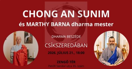 Chong an sunim – Marthy Barna Dharma-beszéde
