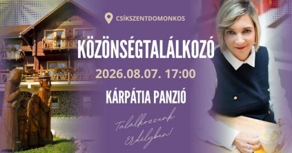 Közönségtalálkozó Erdélyben