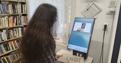 Könyvkölcsönző automata Gyergyószentmiklóson