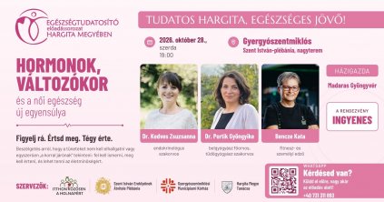 Egészségtudatosító előadás Gyergyószentmiklóson