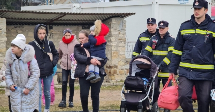 A Romániába menekült ukrán állampolgárok több mint egyharmada kiskorú