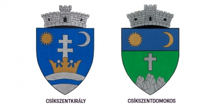 Csíkszentdomokos és Csíkszentkirály címerét hivatalosította a kormány