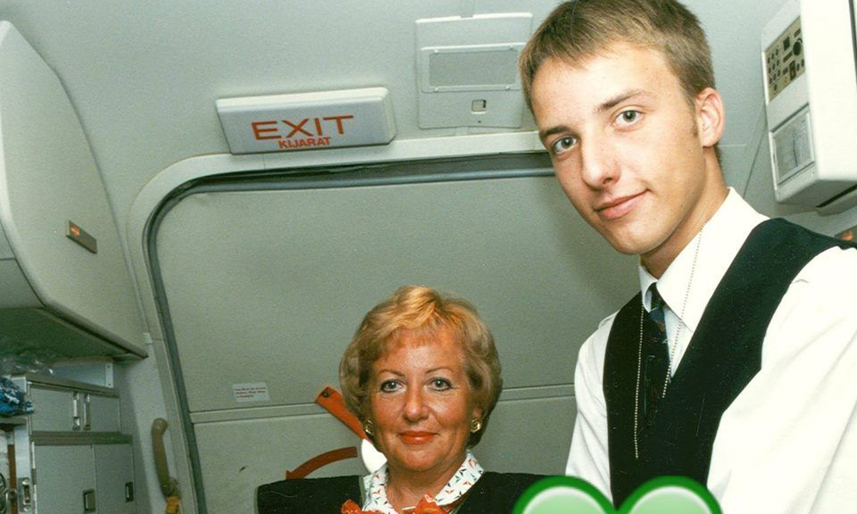 Császár Böbe, a stewardess
