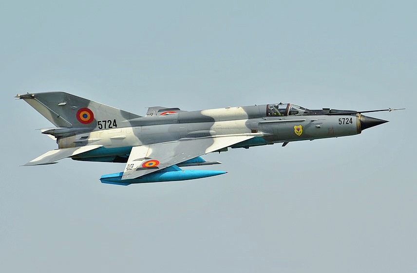 Lezuhant a román légierő egyik MiG-21 Lancer vadászgépe