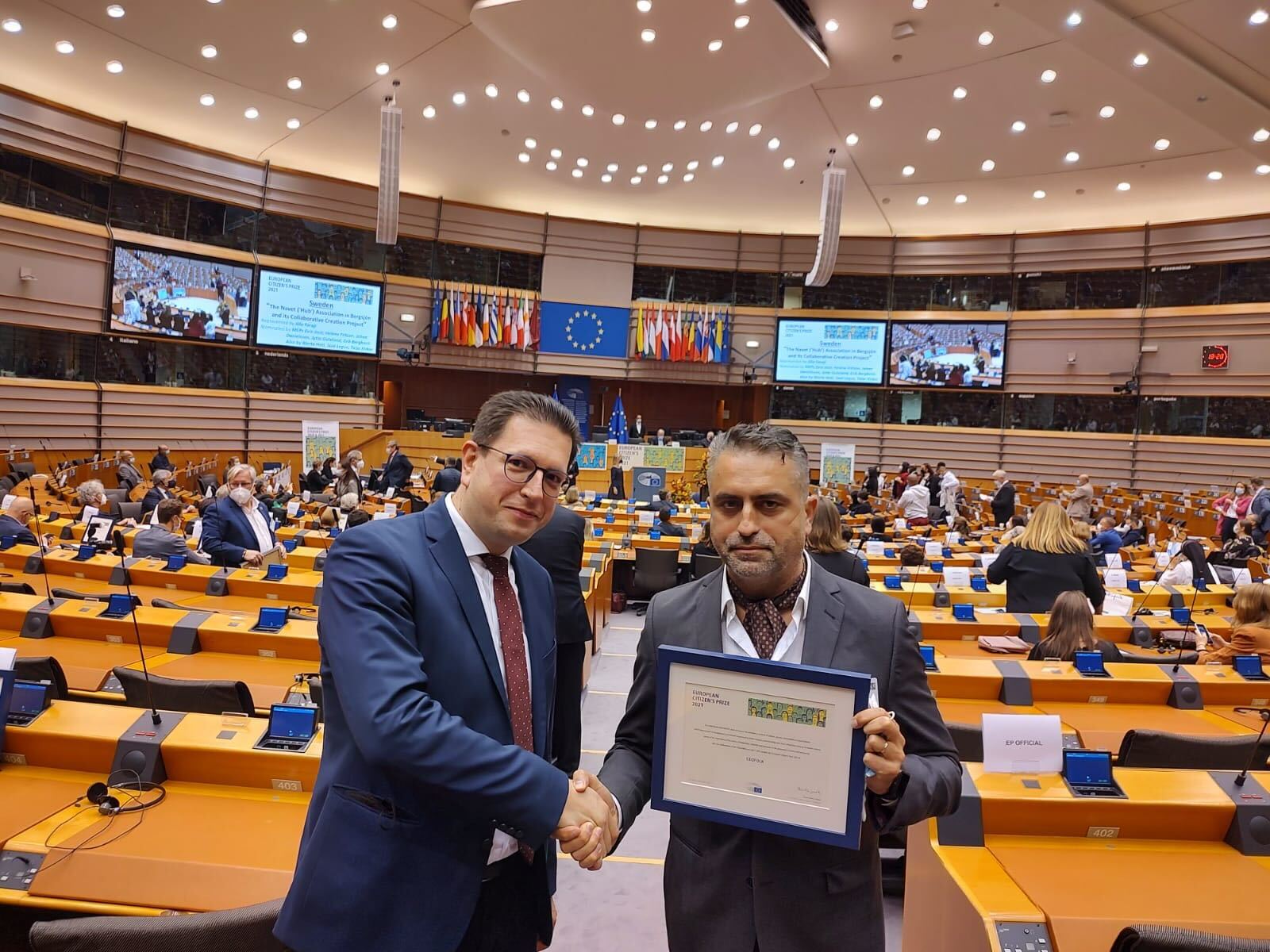 Geofolk: Dávid Botond kapta meg az Európai Polgár díjat